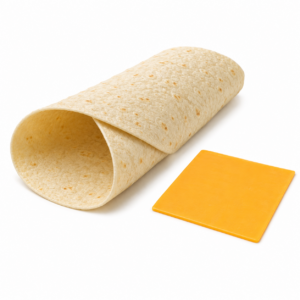 Wrap de blé - Avec Cheddar